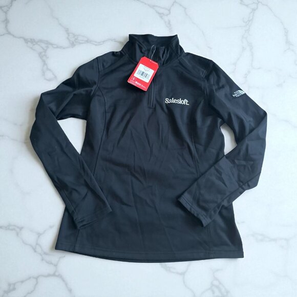 THE NORTH FACE Women's 1/4 Tech Fleece Salesloft Long Sleeve Top Sz Medium NWT - Picture 1 of 6